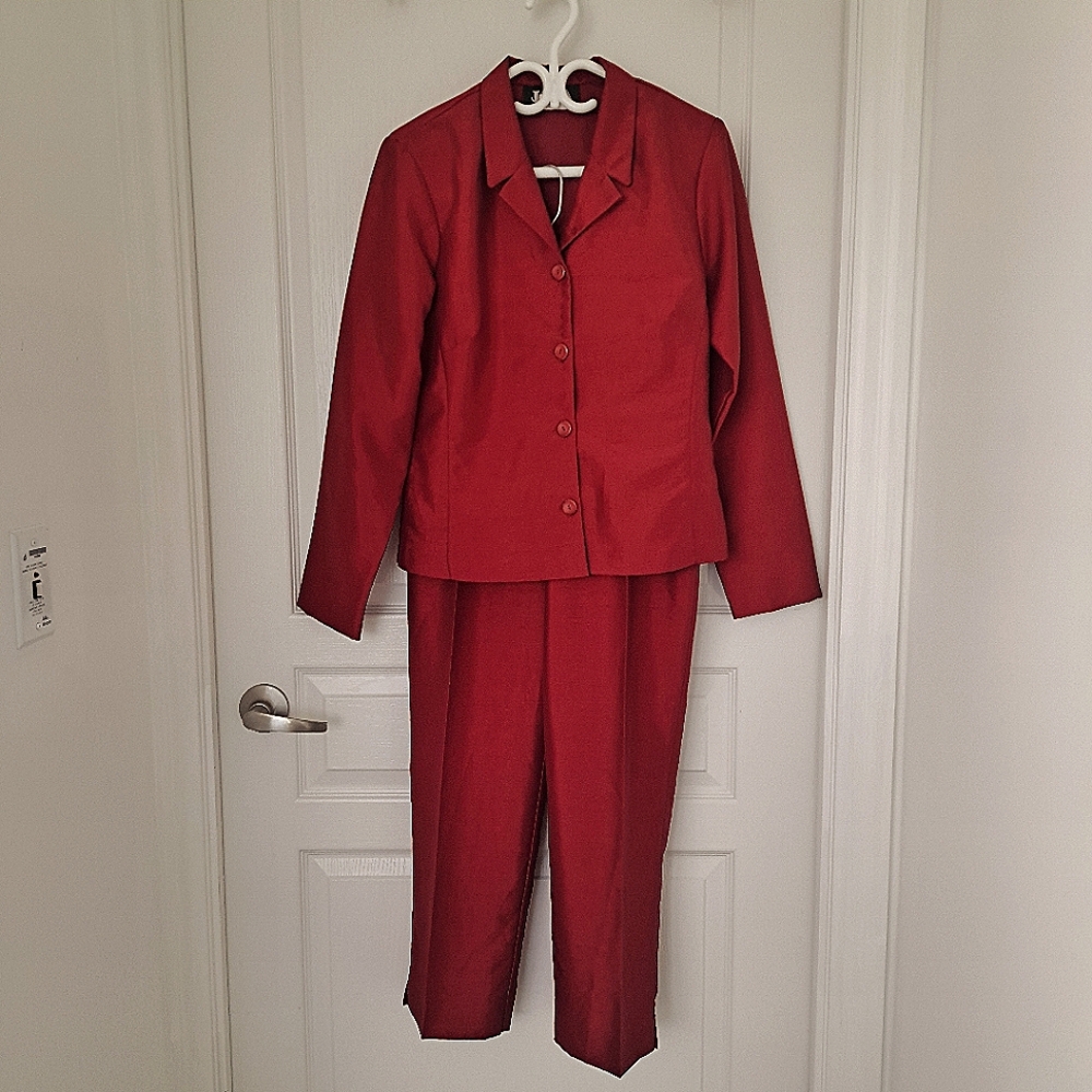 JKLA Red Pantsuit Size 10